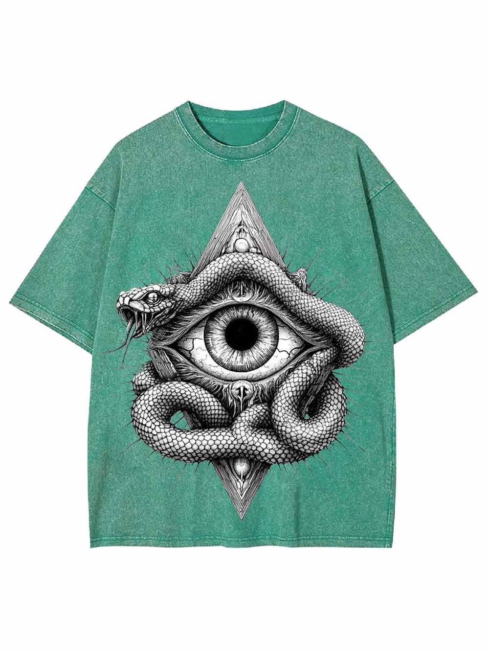 Serpent Eye Washed Tshirt
