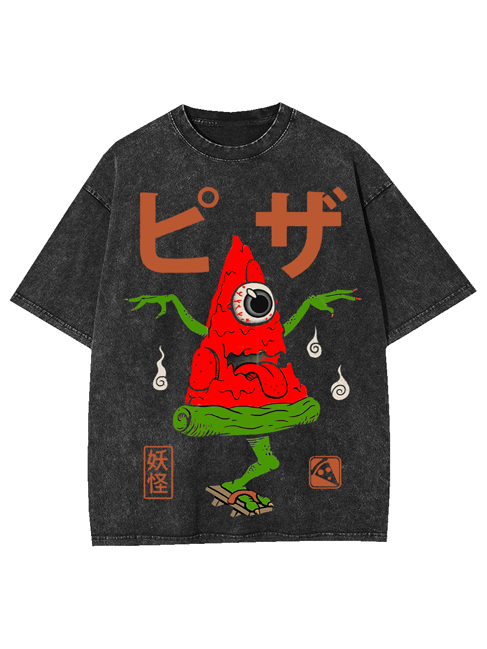 Pizza Demon Washed Tshirt