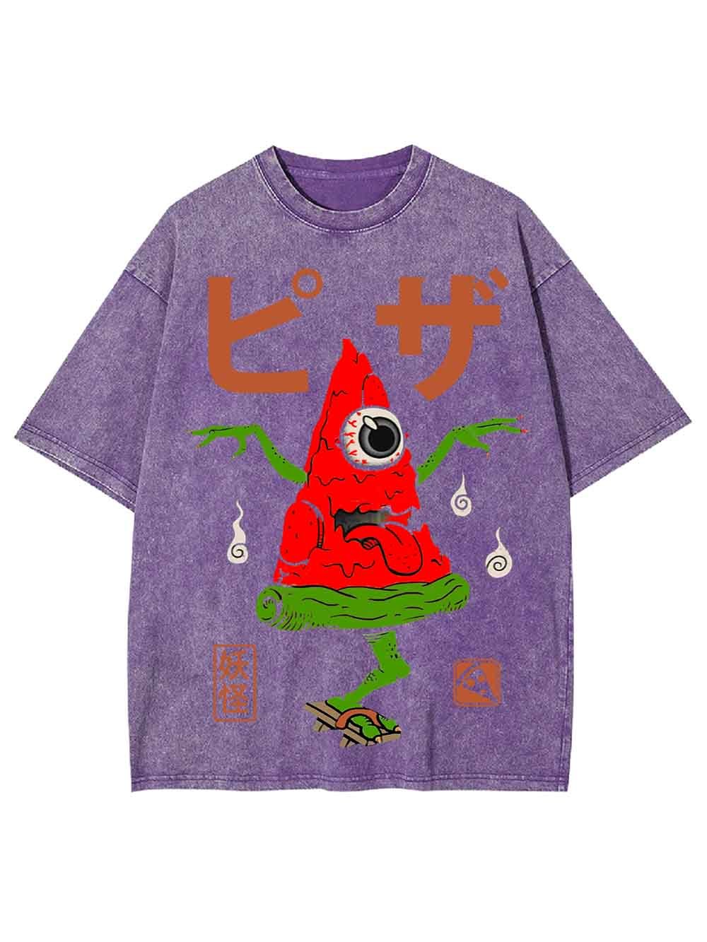 Pizza Demon Washed Tshirt