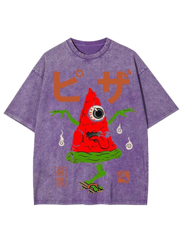 Pizza Demon Washed Tshirt