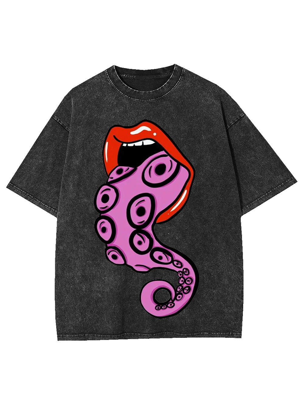 Octopus Tongue Washed Tshirt