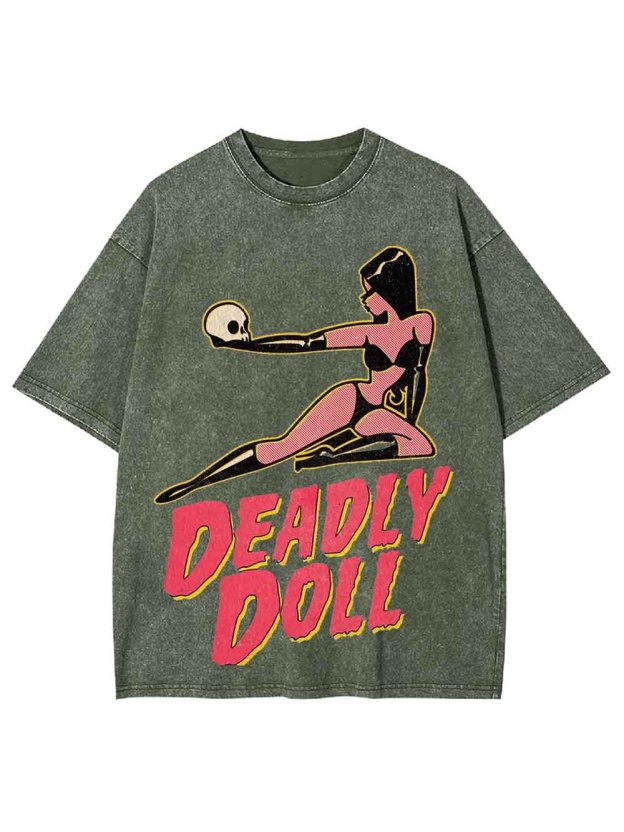 Deadly Doll Washed Tshirt
