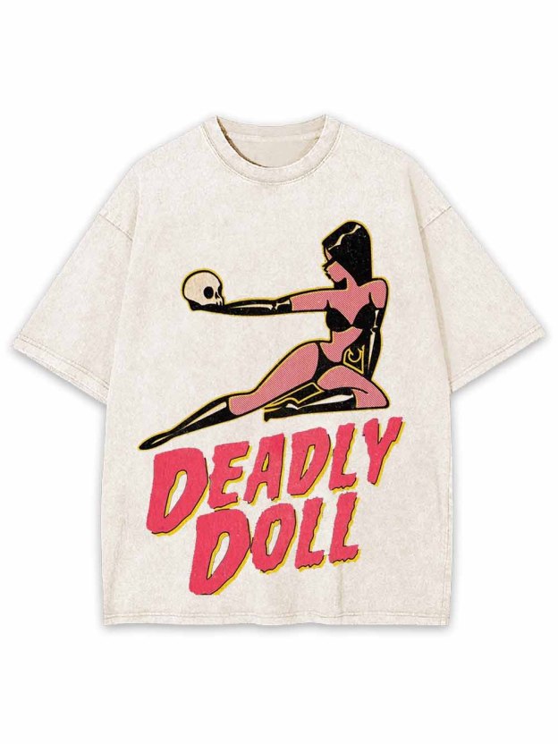 Deadly Doll Washed Tshirt