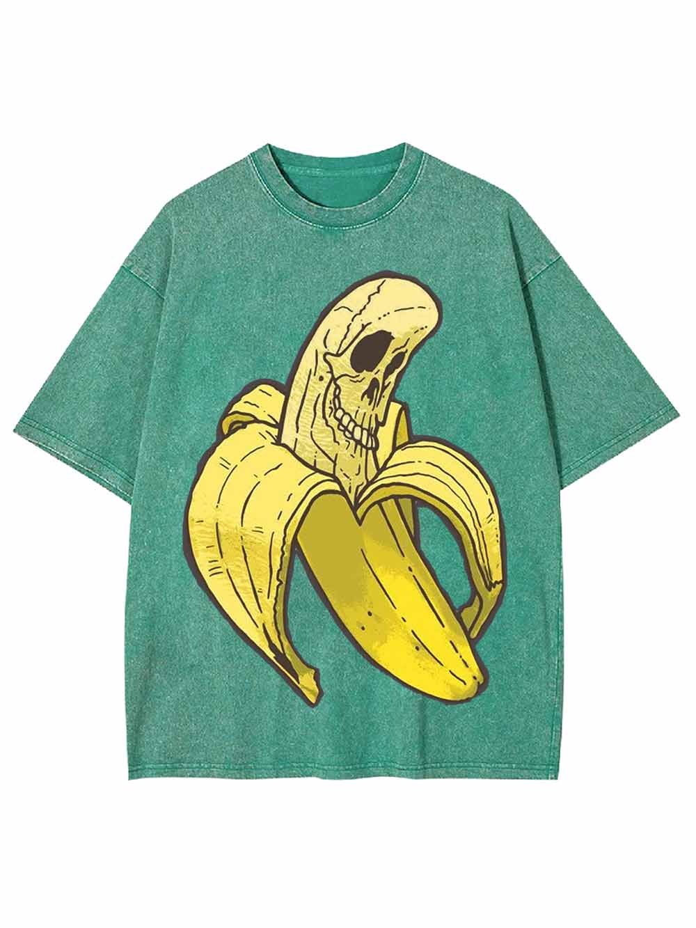 Banana Skull Washed Tshirt