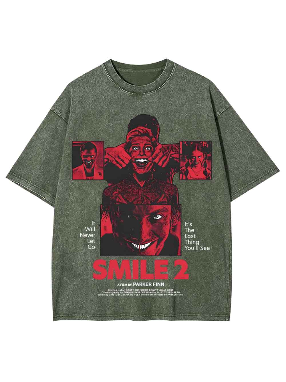 SMILE WASHED TSHIRT