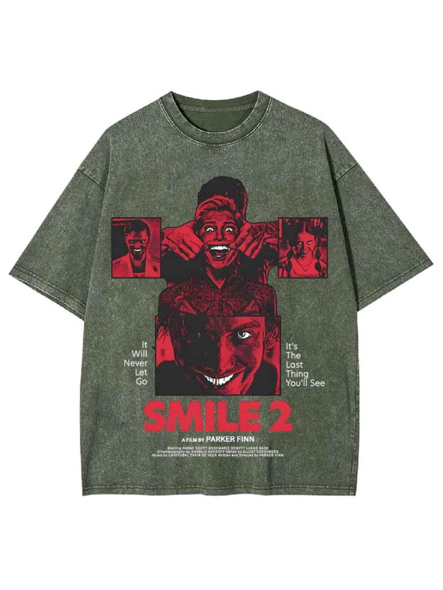 SMILE WASHED TSHIRT