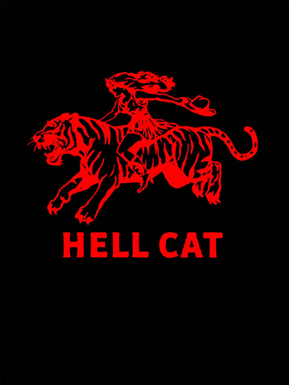 Hell Cat Washed Tshirt