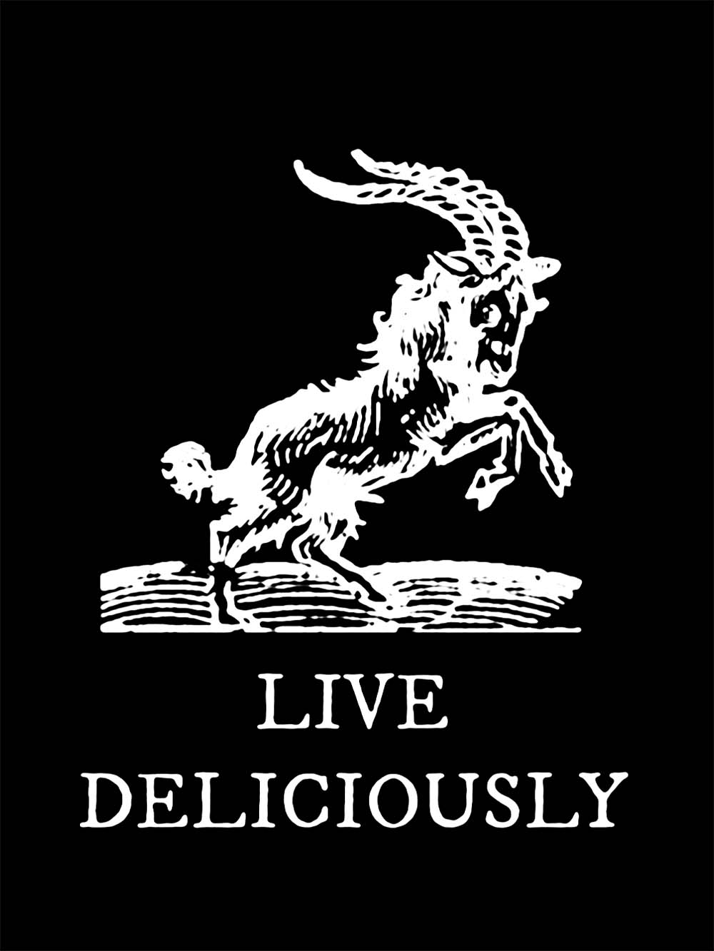 Live Deliciously Washed Tshirt