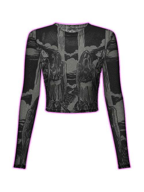 Tears Of The Moon Mesh Top