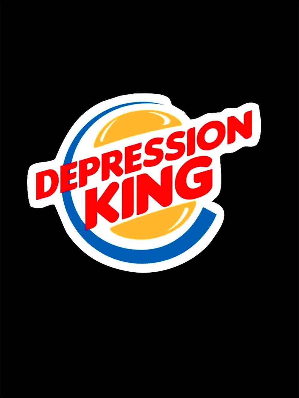 Depression King Washed Tshirt