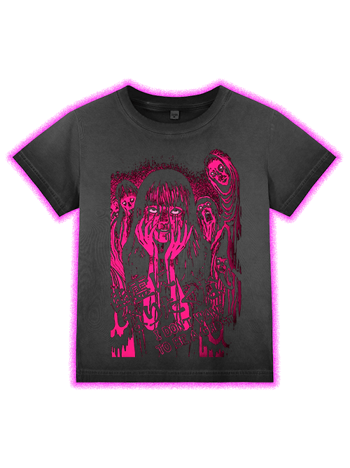 I Don't Want To Be A Ghost Washed Slim Tshirt