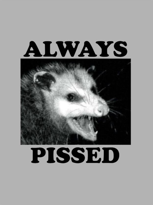 Always Pissed Washed Tshirt