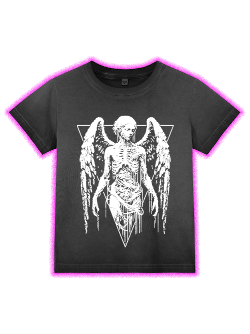 Deathly Angel Washed Slim Tshirt