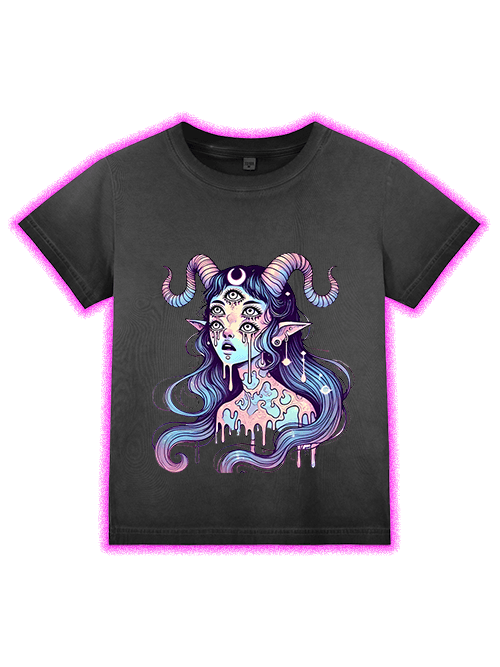 Mystic Melting Siren Washed Slim Tshirt