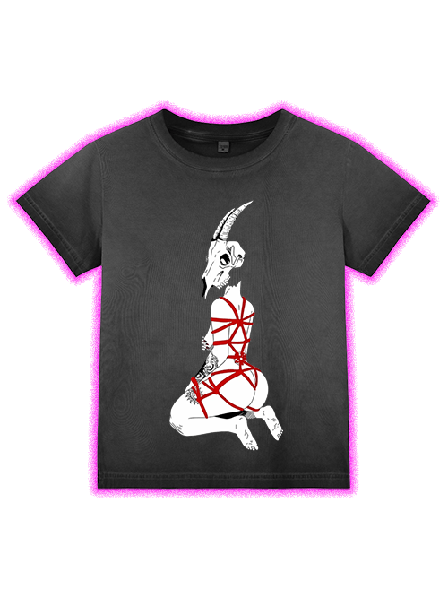 Goat-Headed Mystique Washed Slim Tshirt