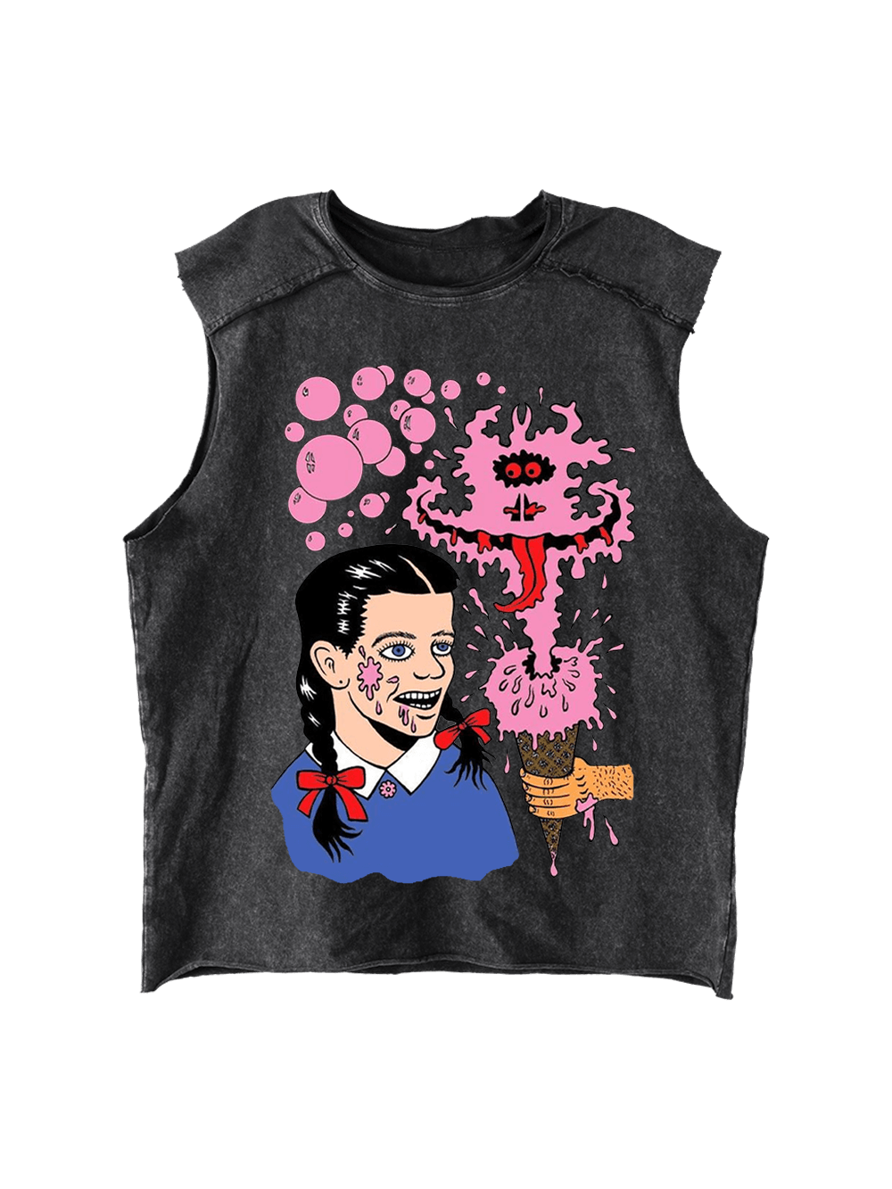 Melting Madness Distressed Tank Top