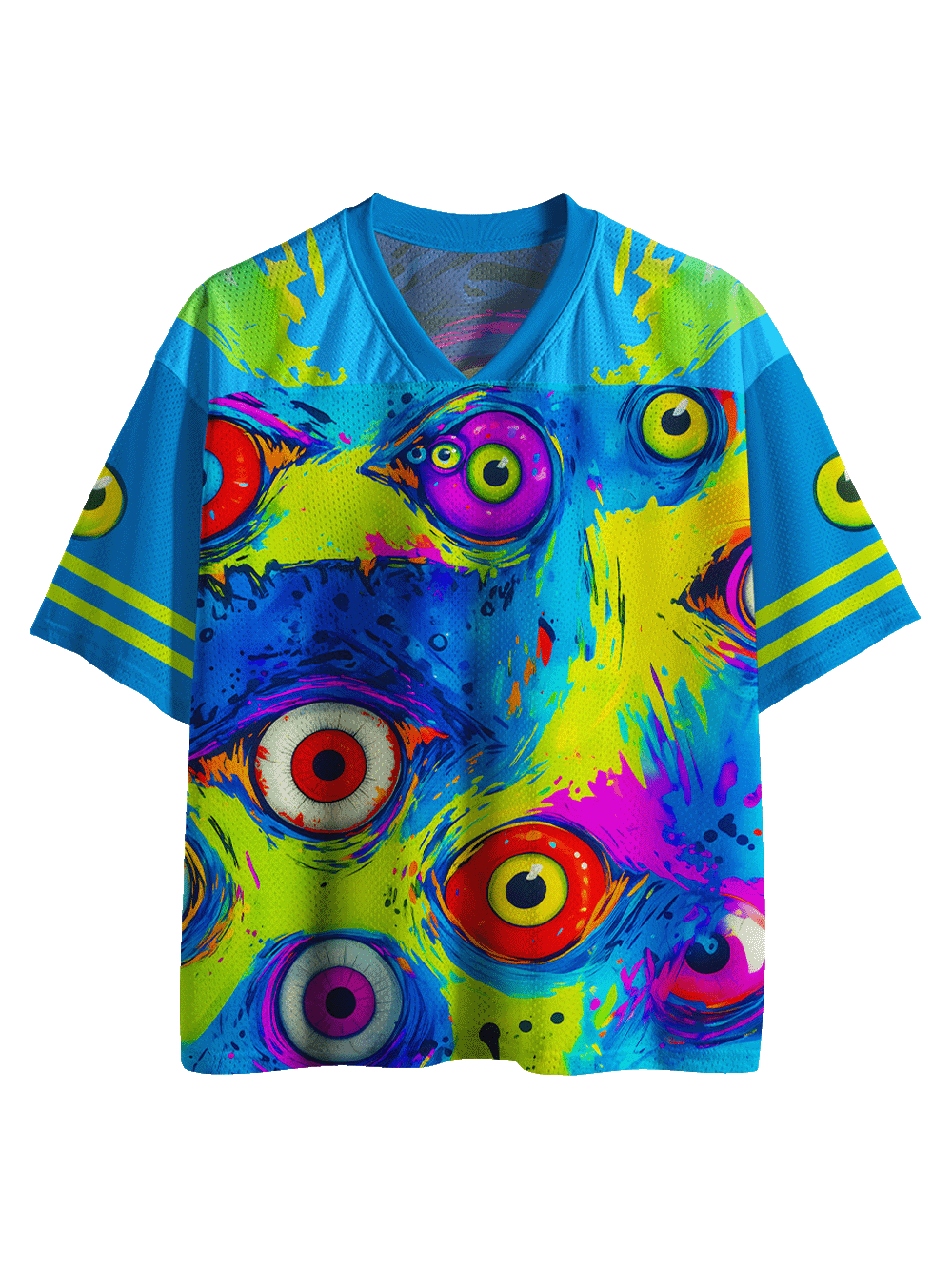 Colorful Eyescape Mesh Jersey