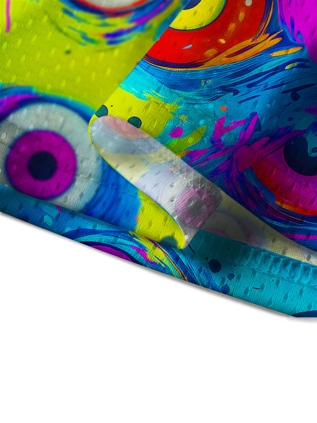 Colorful Eyescape Mesh Jersey