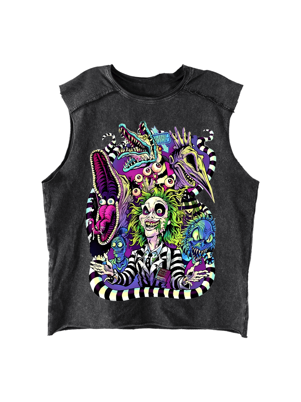 Clown Distressed Tank Top