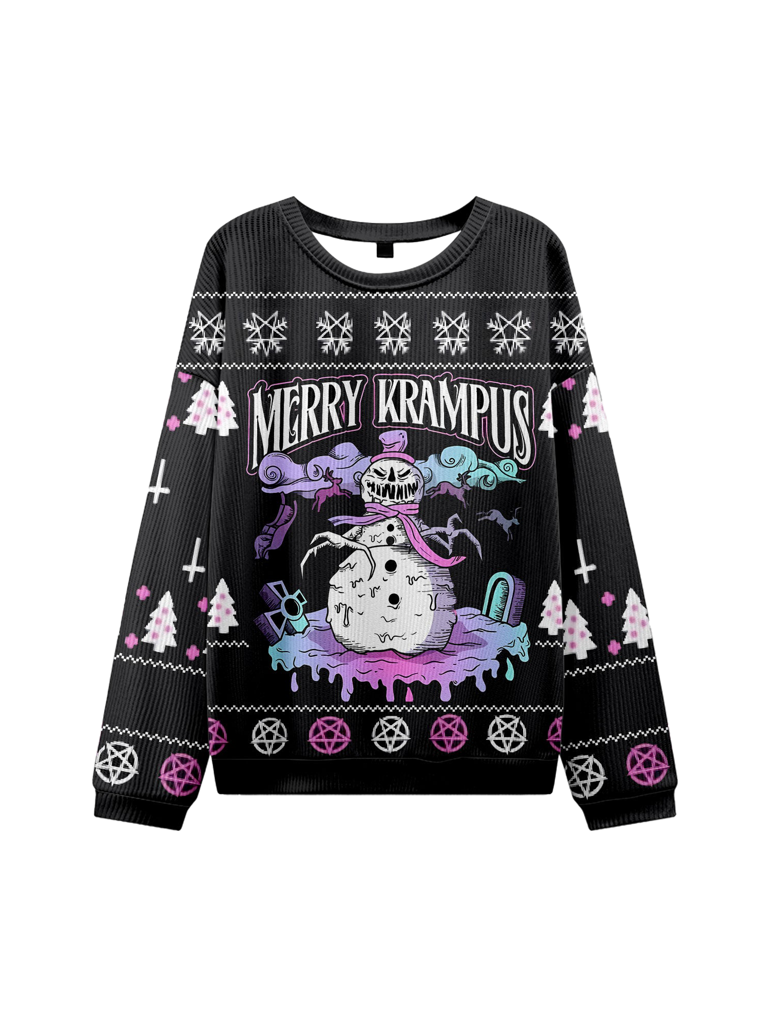 MERRY KRAMPUS UGLY CHRISTMAS SWEATSHIRT