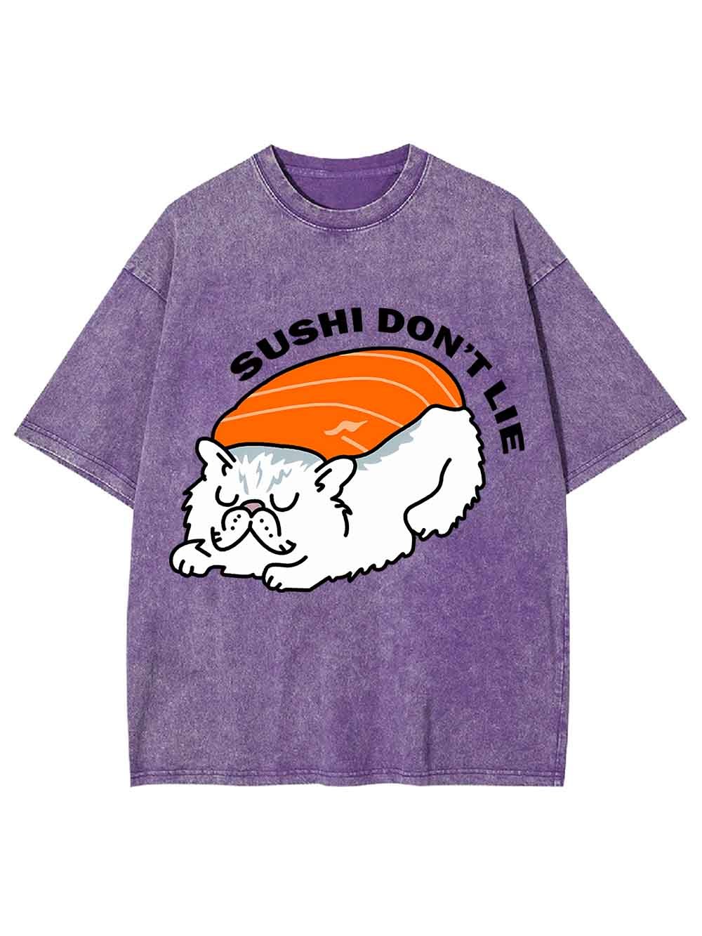 SUSHI DON IT LIE WASHED TSHIRT