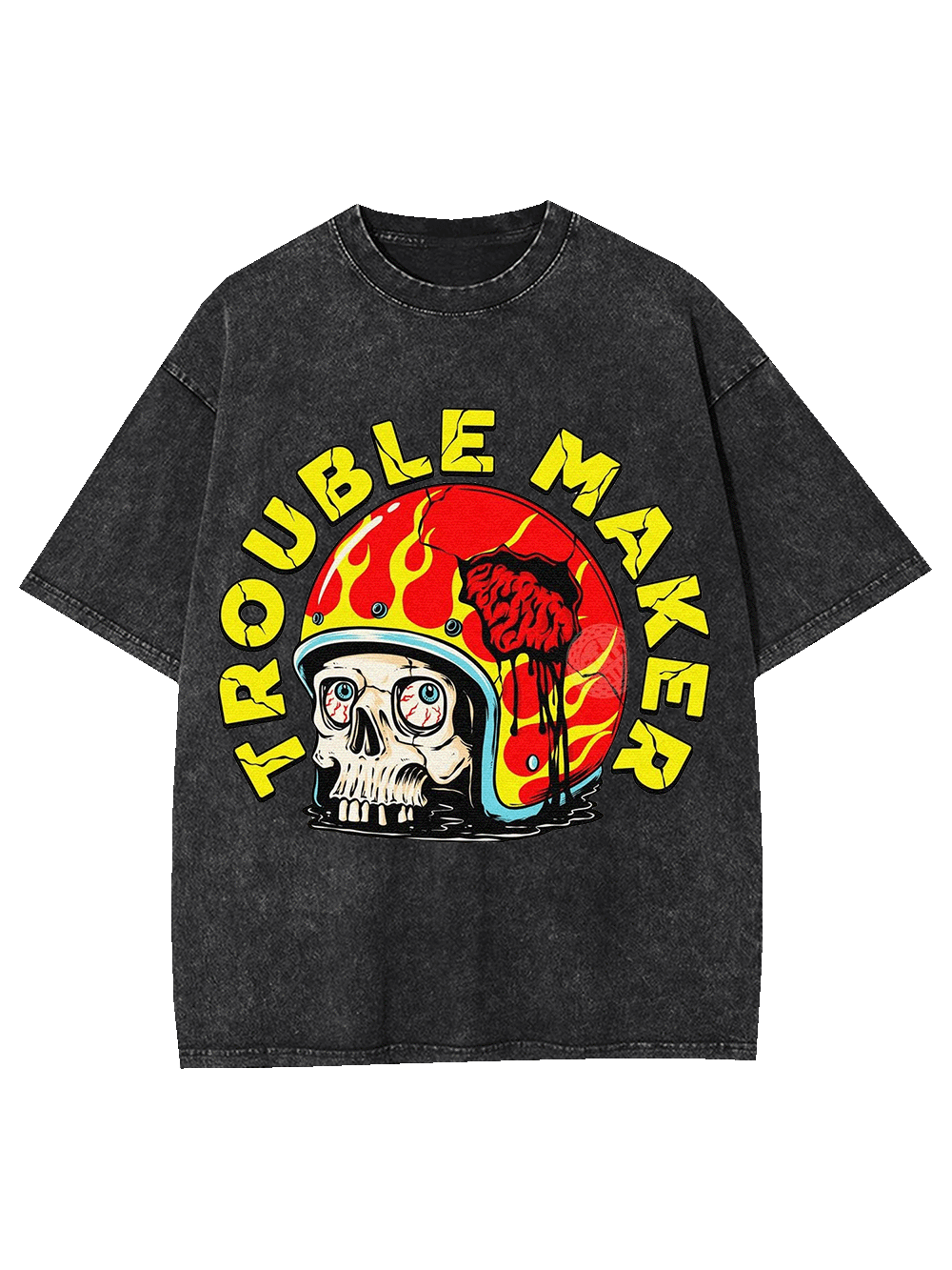 TROUBLE MAKER WASHED TSHIRT