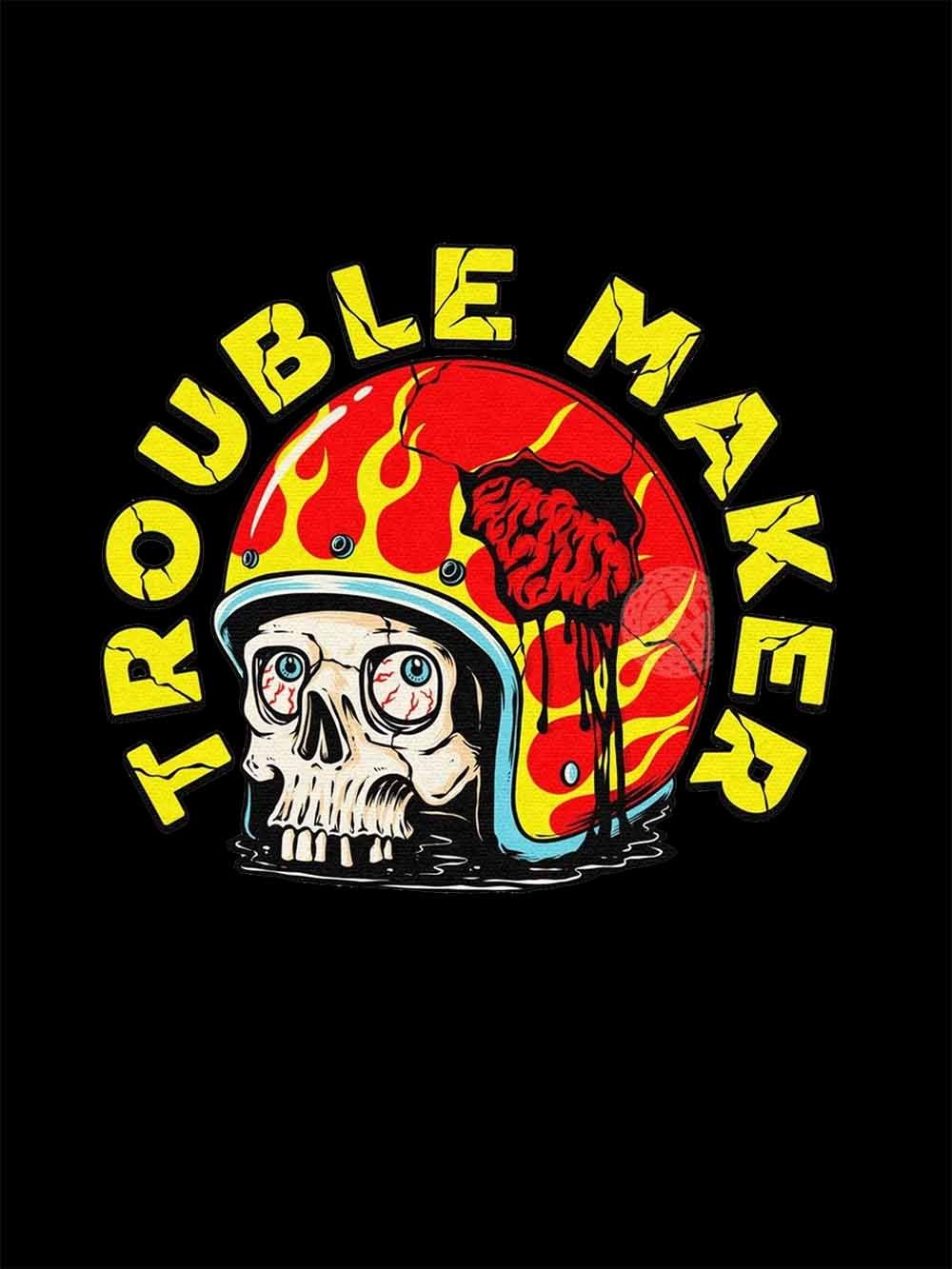 TROUBLE MAKER WASHED TSHIRT