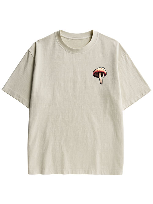 MELTING GIRL DOUBLE SIDED PRINT WASHED TSHIRT