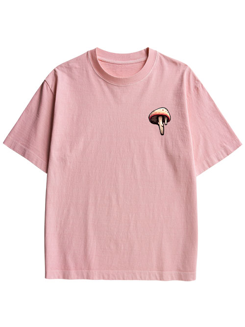 MELTING GIRL DOUBLE SIDED PRINT WASHED TSHIRT