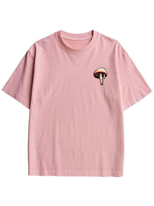 MELTING GIRL DOUBLE SIDED PRINT WASHED TSHIRT