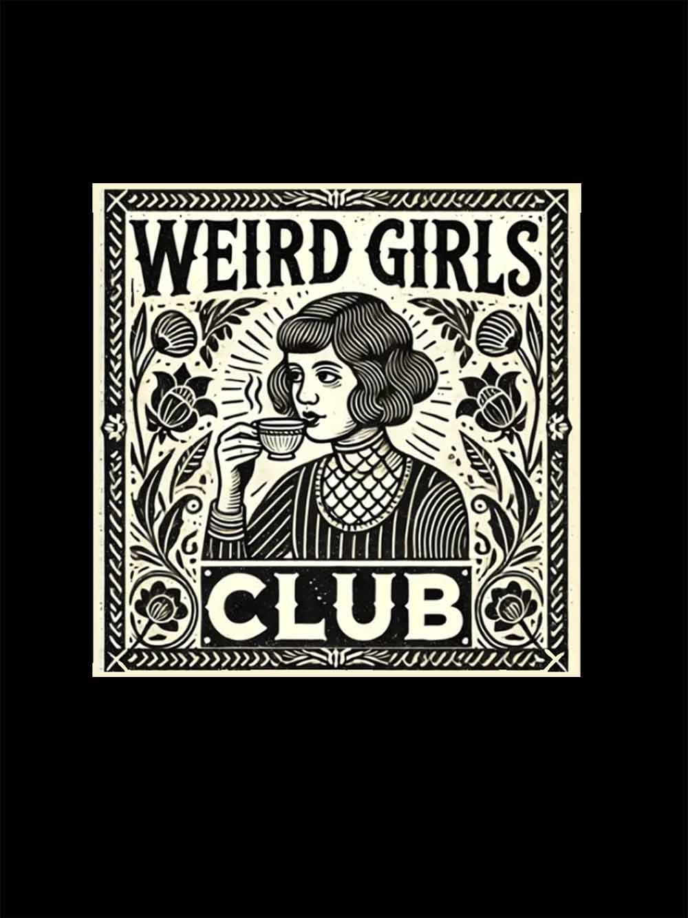WEIRD GIRLS CLUB WASHED TSHIRT