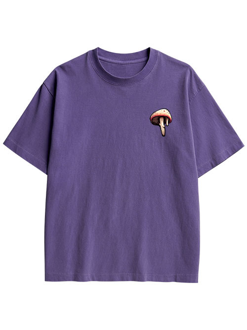 MELTING GIRL DOUBLE SIDED PRINT WASHED TSHIRT