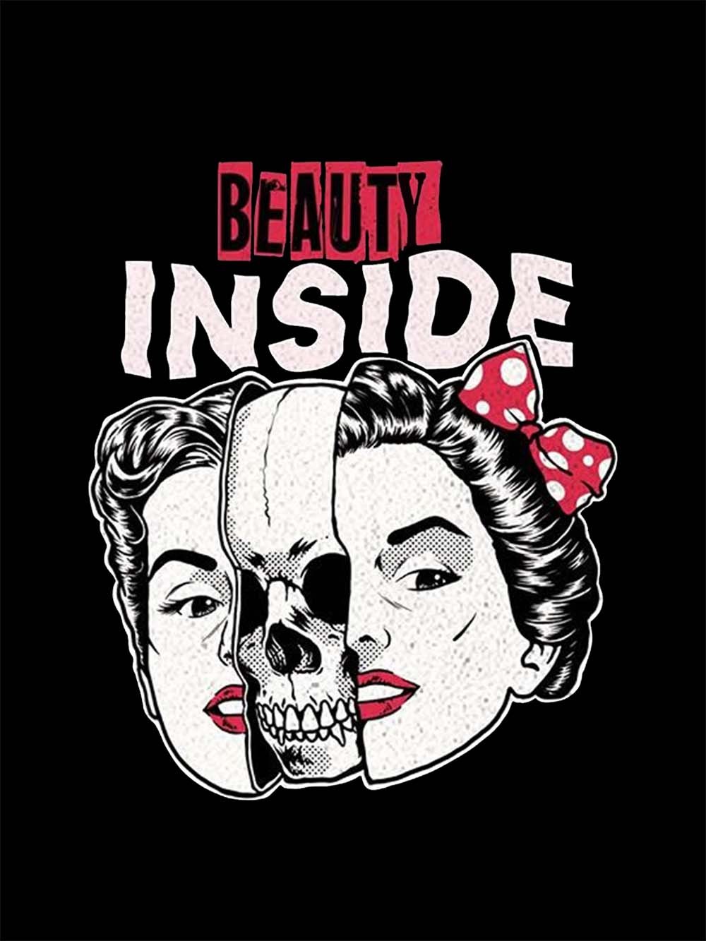 BEAUTY INSIDE WASHED TSHIRT