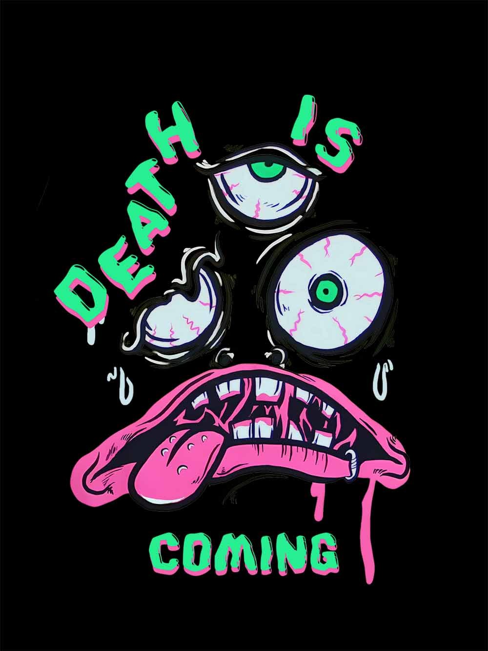 DEATH IS COMING WASHED TSHIRT