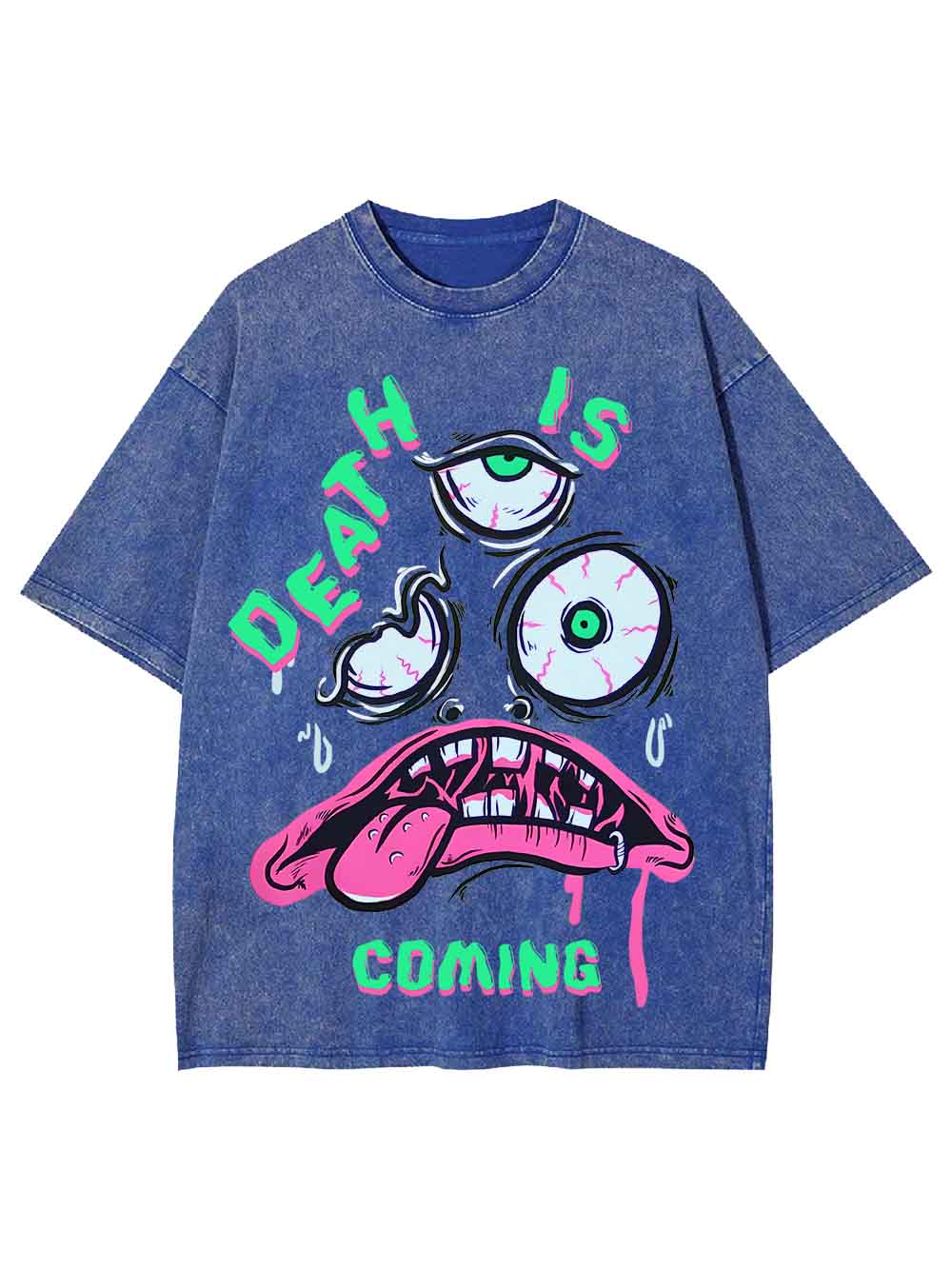 DEATH IS COMING WASHED TSHIRT