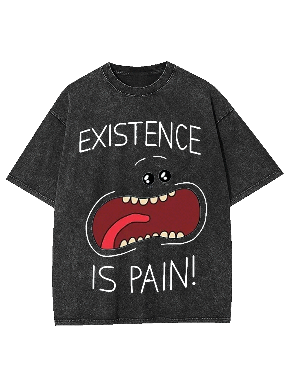 EXISTENCE IS PAIN WASHED TSHIRT