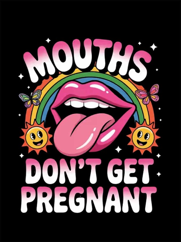 DON'T GET PREGNANT WASHED TSHIRT