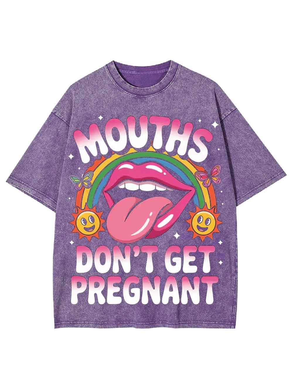 DON'T GET PREGNANT WASHED TSHIRT