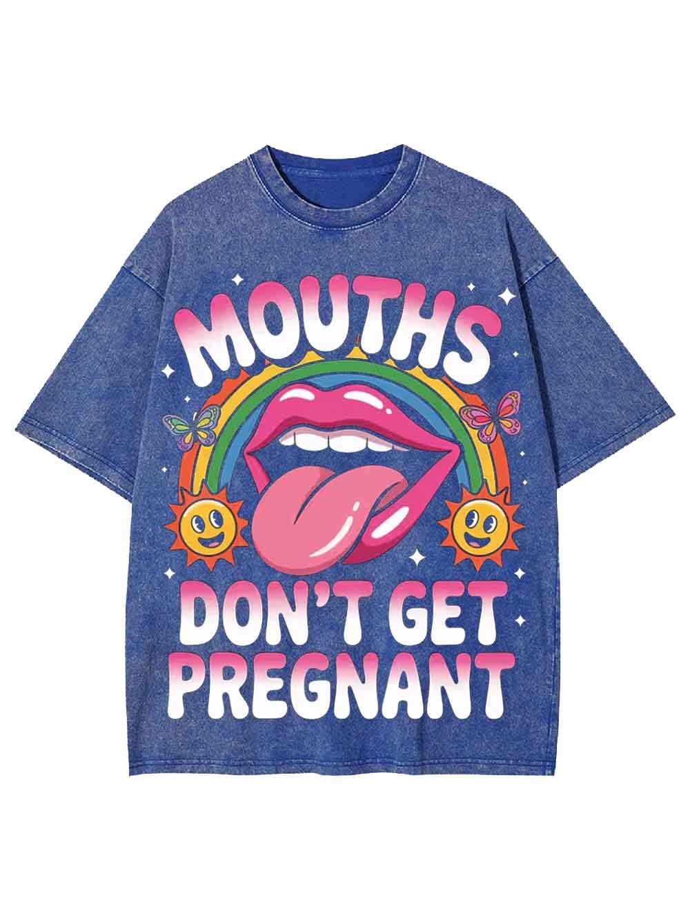DON'T GET PREGNANT WASHED TSHIRT