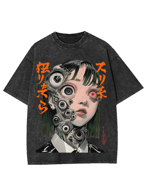 DISTORTED PERCEPTION WASHED TSHIRT