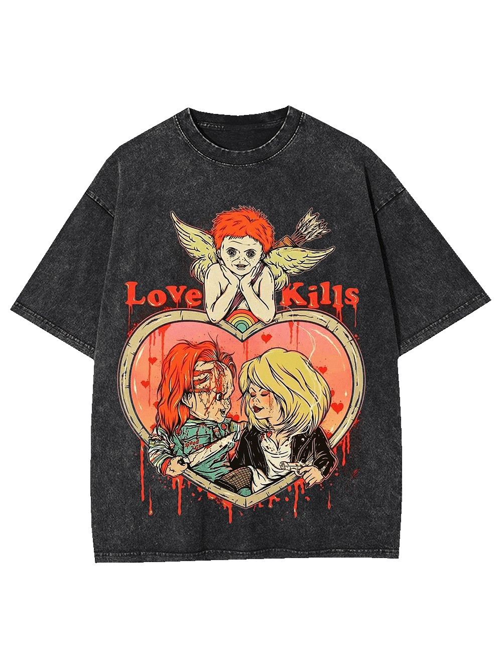 Love Kills Washed Tshirt