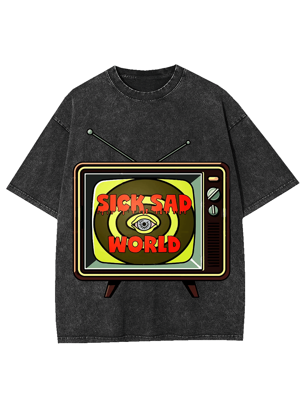 Sick Sad World Washed Tshirt
