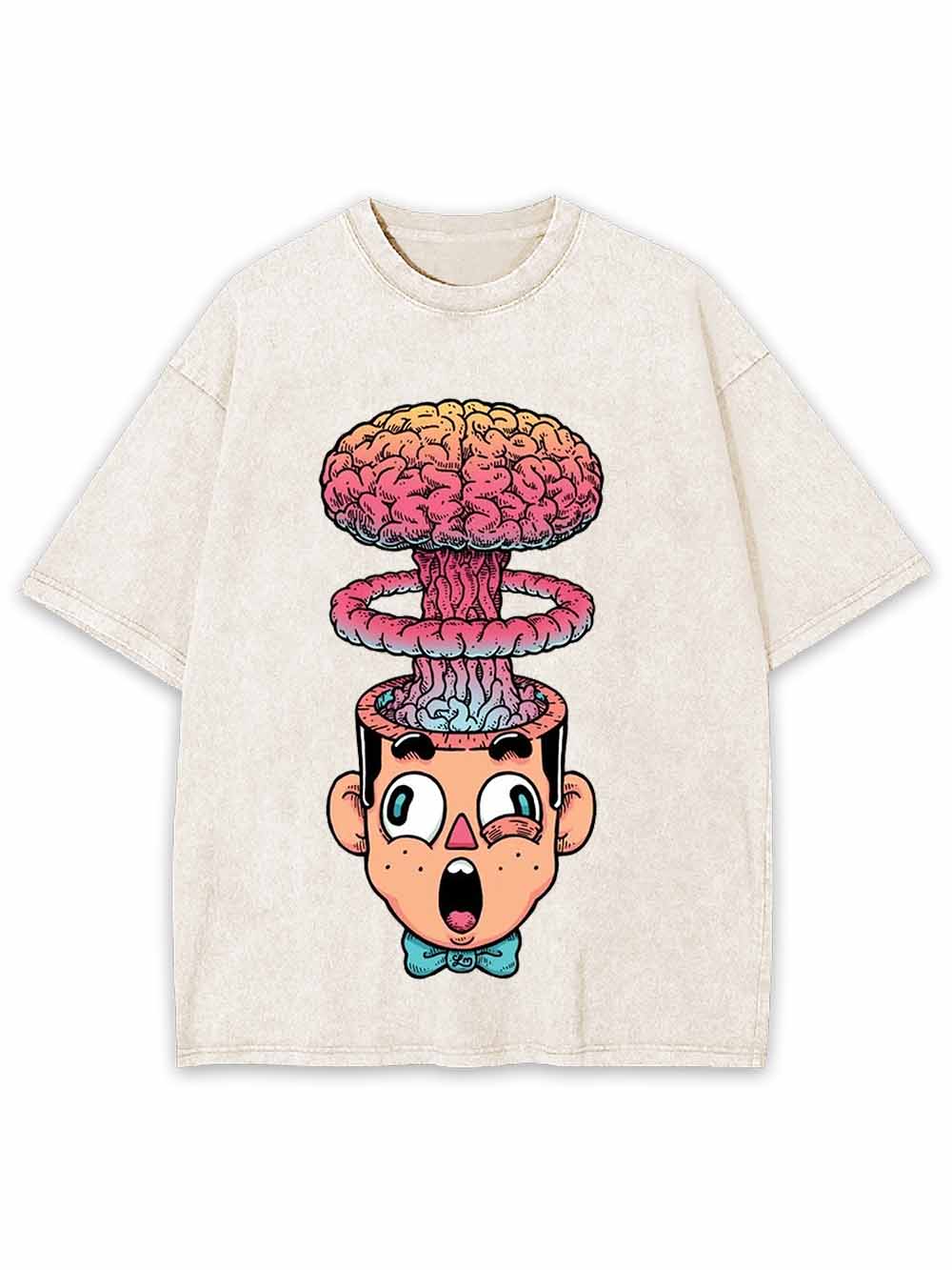 Brain Explosion Washed Tshirt