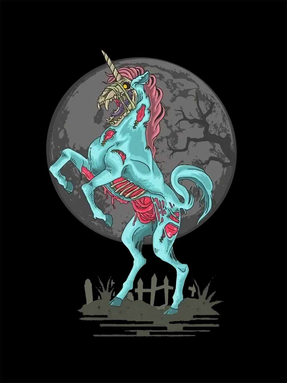 Lunar Unicorn Washed Tshirt
