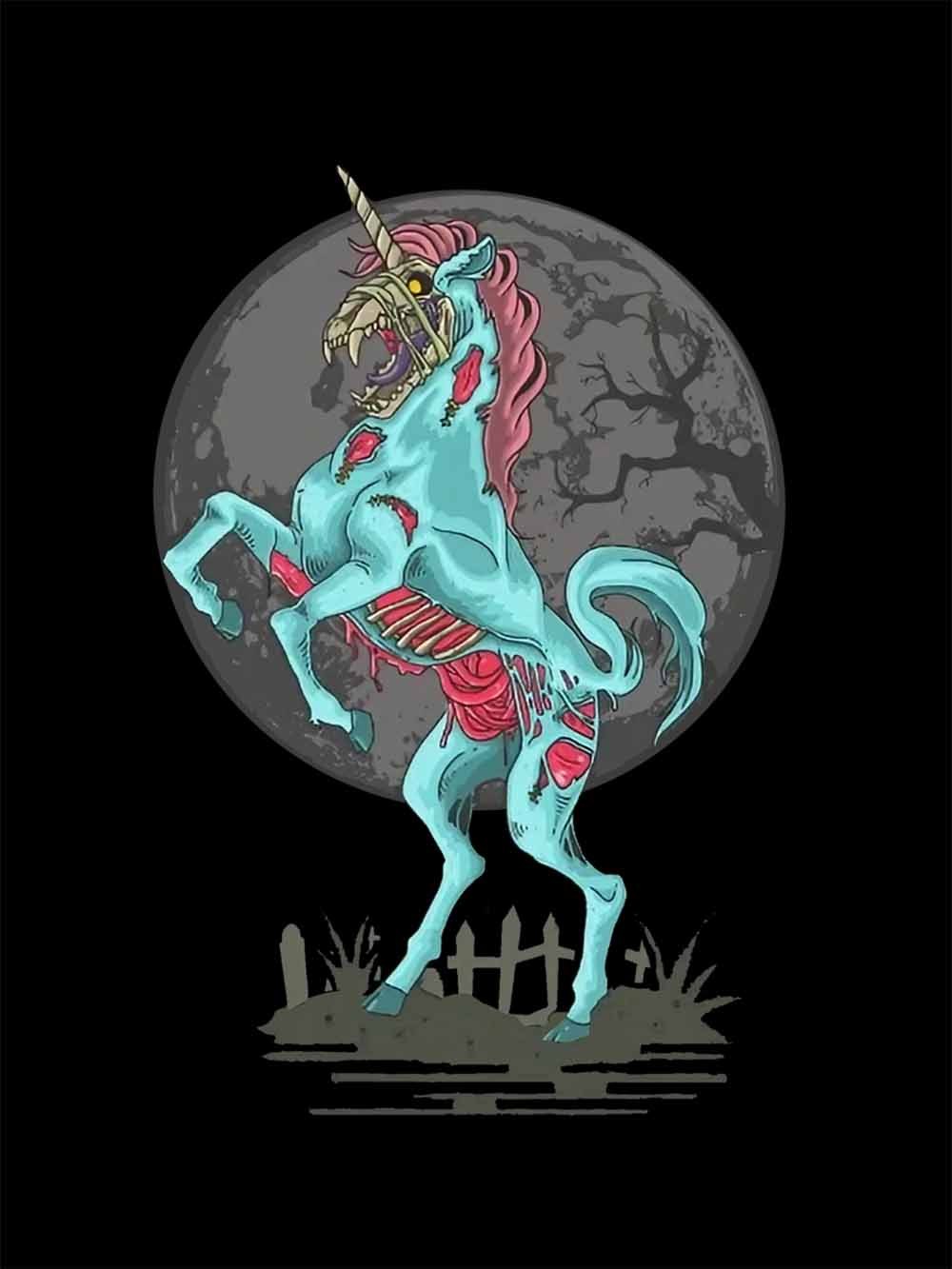 Lunar Unicorn Washed Tshirt
