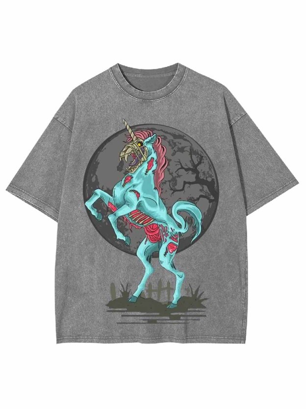 Lunar Unicorn Washed Tshirt
