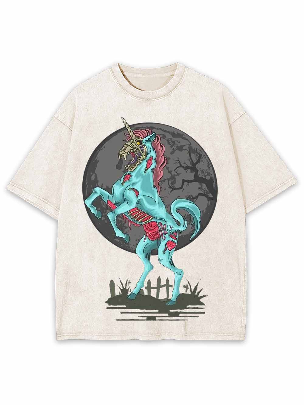 Lunar Unicorn Washed Tshirt