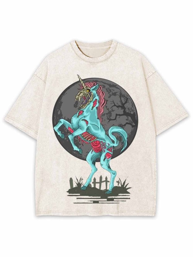 Lunar Unicorn Washed Tshirt