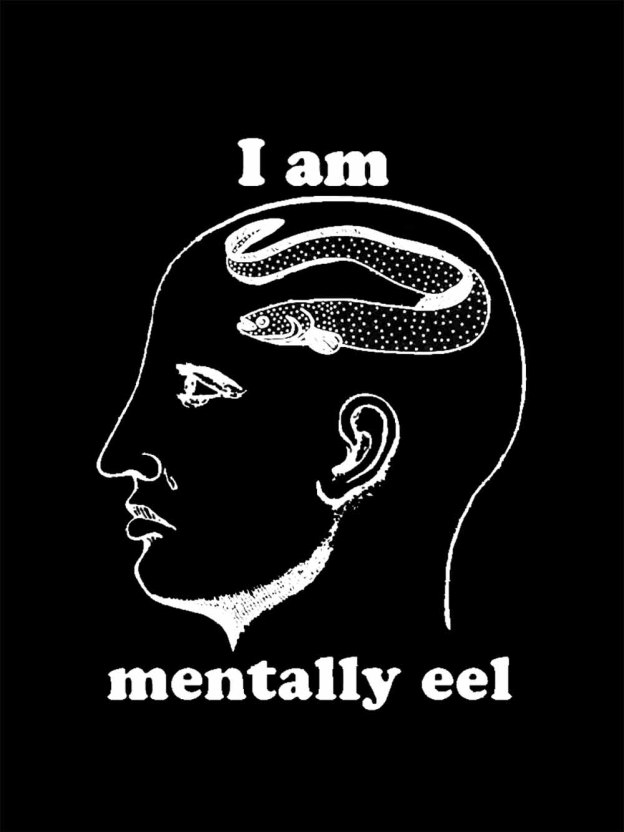 I AM MENTALLY  EEL WASHED TSHIRT