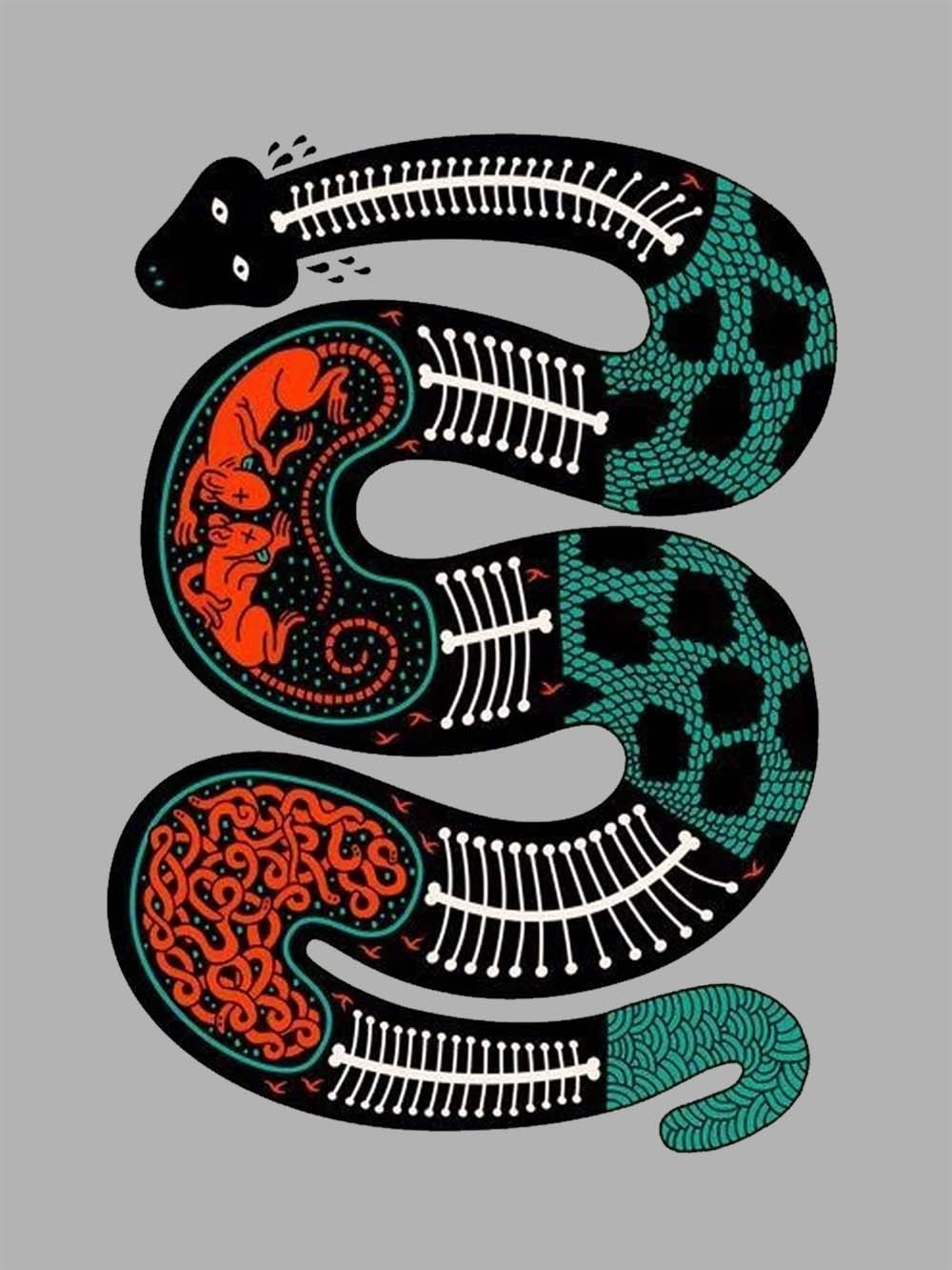 Cycle of Life Washed Tshirt